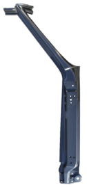 Outer -A- Pillar, with door hinge plates, Right side 1967-72