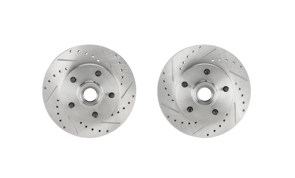 Brake Rotors 1-1/4'' Thick Drilled N Slotted 5x5 pattern 1973-87  Chevrolet C10