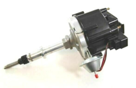 HEI With Vacuum Aluminum Distributor Black Chevrolet 6 Cyl