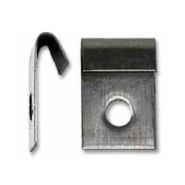 Door Panel Frames Union Clip Polished -- Stainless Steel -- 1947-55