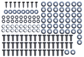 Voor spatbord bouten kit   1947-54   Stainless steel