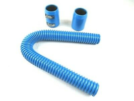 24" Stanless steel Radiator Hose Kit,  Blue