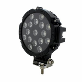 Power LED 7" Spot/Off road Light with 17 LED  Black