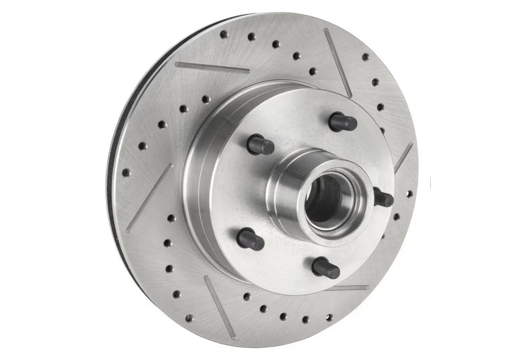 Brake Rotors 1-1/4'' Thick Drilled N Slotted 5x5 pattern 1973-87  Chevrolet C10