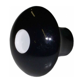 Cigarette Lighter Knob - Black - 1954-55