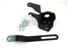 Power Steering Saginaw Pump Bracket -  Black - GM SBC engine