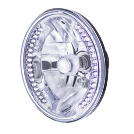 Ulralit - 7" Crystal Headlight With 34 LED Position Light