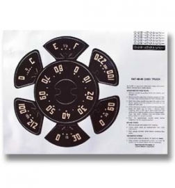 Gauge Decal Kit for 1947-51 Chevy Truck