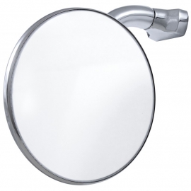 Peep Mirror - with Curved Arm - Round Head  4"