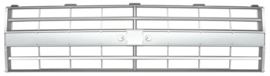 Grill Insert - Silver -  Dual Headlights  1985-87