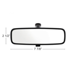 Black Day/Night Interior Rearview Mirror Assembly