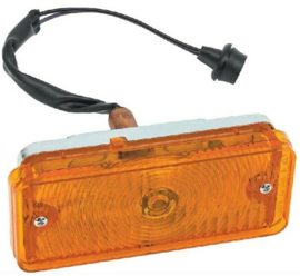 Parkeerlamp behuizing,   Amber  Links   1967-68