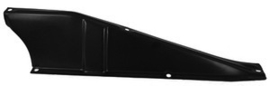 Rear support, upper tie bar baffle, driver's side fits:   1960-66