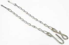 Achterklep Ketting  1954-87  Stainless steel