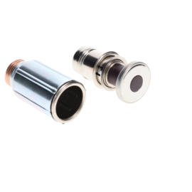 Sigaretten aansteker   Maroon / Stainless steel  1947-53