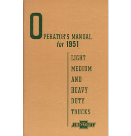 Owners Manual - 1951 Chevrolet