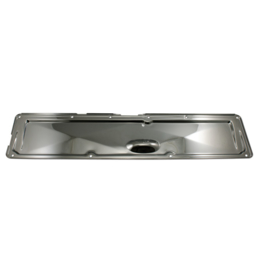 Chrome Steel Valve Cover Side Plate.  1950-62 Chevrolet