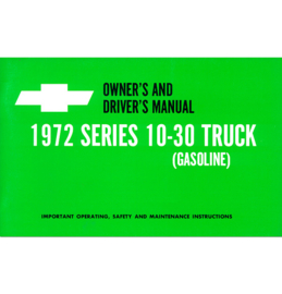 Owners Manual - 1972 Chevrolet