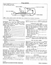 Engine Serial Number codes  1949