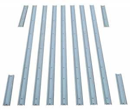 Bed Strips Set.  1967-72  Short Bed Fleetside. -- Steel --