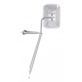 Stainless Swing Away Mirror