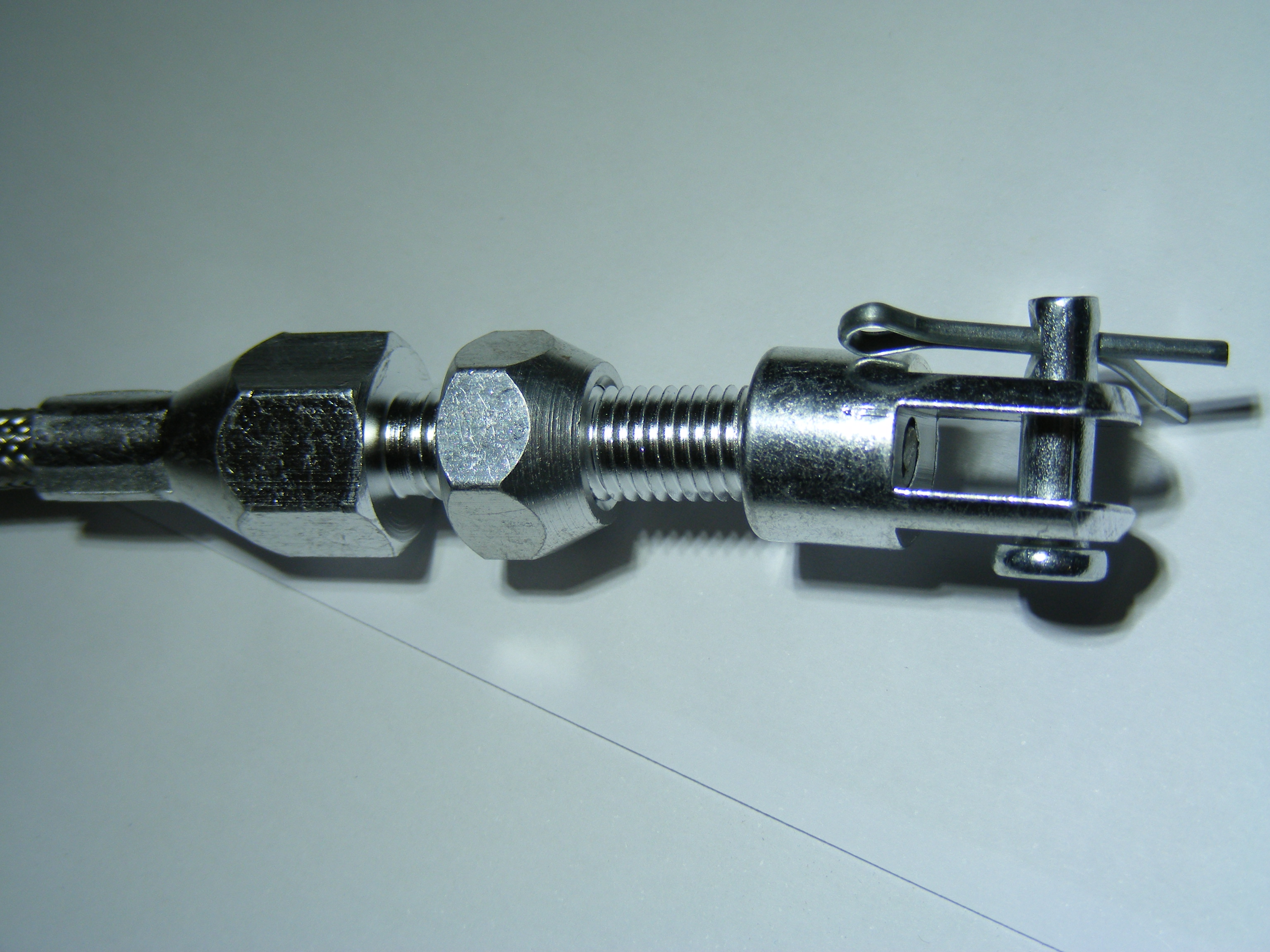 36" Steel Cover Throttle Cable Assembly Kit.