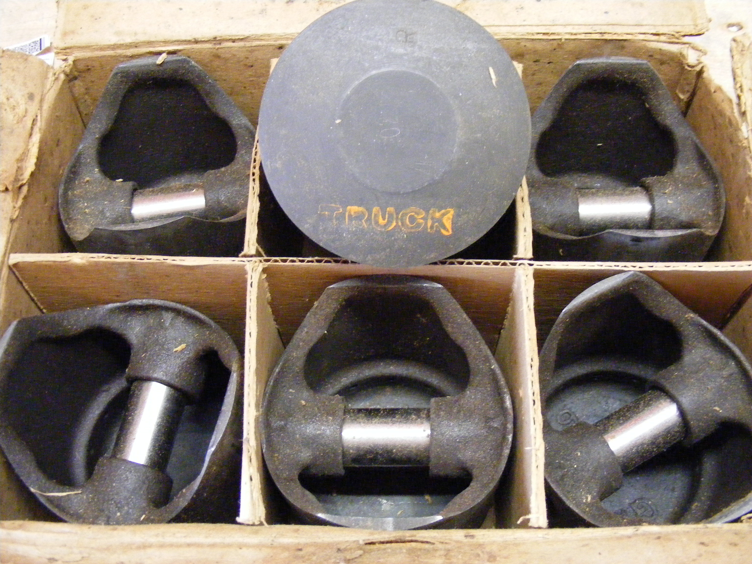 Set of 6 pistons   0.20"   216 Ci