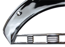 Instrument Gauge Dash Bezel -- Chrome -- 1956-Ford Truck