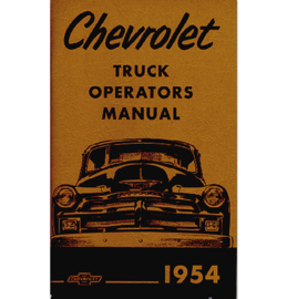 Owners Manual - 1954 Chevrolet