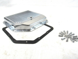 Aluminium GM Turbo 350 Finned   Transmission Pan  Polished