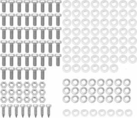 Voor spatbord bouten kit   1947-54   Stainless steel