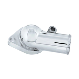 Water Neck Thermostat - Chrome - Angled Left 15 Degree Up