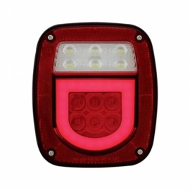 Universal Combination LED Tail Light  . With License Light