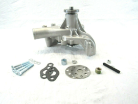 Small Block Chevy Aluminum Long Water Pump Satin