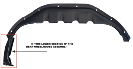Lower Rear Section of Rear Inner Wheelhouse -Right side - 1973-87
