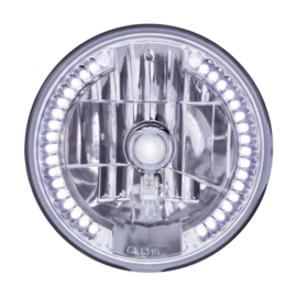 Ulralit - 7" Crystal Headlight With 34 LED Position Light