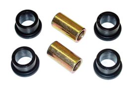 Black.  Track Arm Bushing Set Performance Polyurethane