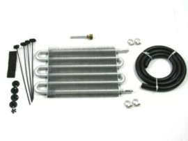 Aluminum 12.75'' x 7.5'' Remote Transmission - Engine Oil Cooler Kit