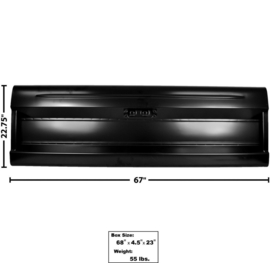 Tail Gate  Stylesside  Without - FORD - Letters   1964-72