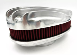 Single Carb Finned Tear Drop Air Cleaner