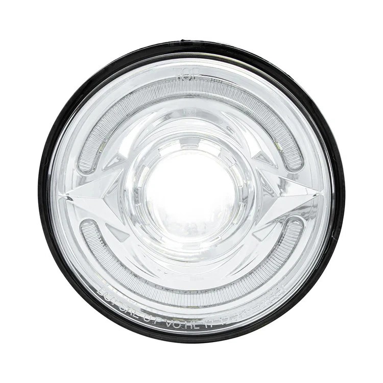 Ultralit - LED 5-3/4" Round - Headlight With 60 LED Dual Color