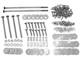 Polished Stainless Steel Bed Bolt Kit  1951-53