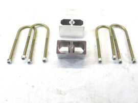 Leaf Spring Lowering Block Kit.  3" inch