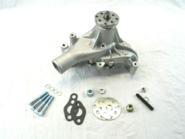 Small Block Chevy Aluminum Long Water Pump Satin