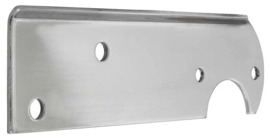 Achterlicht beugel.  Stainless steel.  1967-76   Links