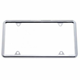 Slim License Plate Frame - Chrome--