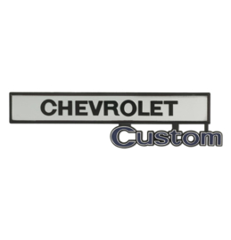 Glove Box Door Emblem - Chevrolet Custom  1969-72