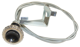 Ventilatie bediening knop met kabel  1960-63  Links