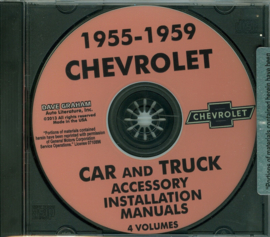 Chevrolet Accessory Installation Manual CD 1955-59  Chevrolet