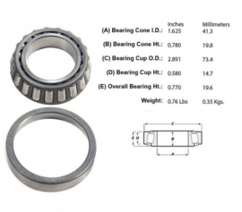 Front -- Inner --   C-20  1961-2002     41.3 x 73.4 mm